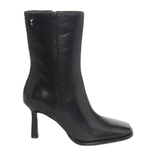 Fabienne Chapot Black Leather Ankle Boots