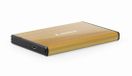 Gembird Externe HDD behuizing 2.5' SATA USB3.0 Goud (brushed)