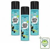 Marcel's Green Soap Spray déodorant Mimosa & Cassis 3 x 150 ml