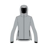 CMP Giacca Da Donna In Softshell Con Cappuccio Fisso dames Jas