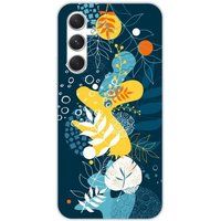 1001 coques Samsung Galaxy A54 5G Sea flowers bedrukt siliconen hoesje