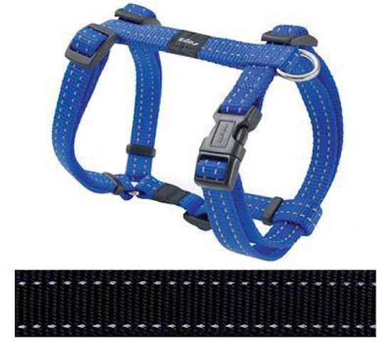 ROGZ FOR DOGS Snake Hondentuig - Zwart - 16 mm x 32-52 cm