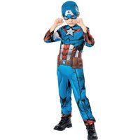 Rubie's France Rubie's Eco-Responsible Vermomming Frankrijk Marvel Captain America M