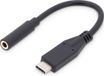 Digitus Audio Adapterkabel [1x USB-C stekker - 1x Jackplug female 3,5 mm] AK-300321-002-S 20.00 cm Flexibel