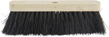 Betra Bezemkop - buitenbezem - zwart - FSC hout/natuurvezel - 40 cm