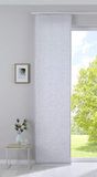 Gardinenbox Paneelgordijn met jacquardpatroon en effectgaren H x B 245 x 60 cm Aqua "Sivas"