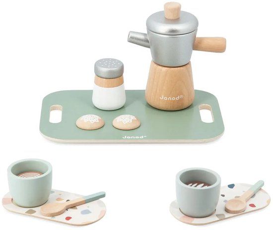 Janod - In De Keuken - Italiaanse koffiemaker speelset