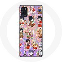 Maniacase Hoesje voor Samsung Galaxy A21s Demon Slayer Vrolijk Kerstfeest Poster