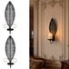 Solidchoice - Set de 2 appliques murales en métal pour éclairage décoratif