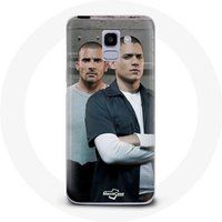 Maniacase Hoesje voor Samsung Galaxy J6 2018 Prison Break Michael Scofield And Lincoln Burrows