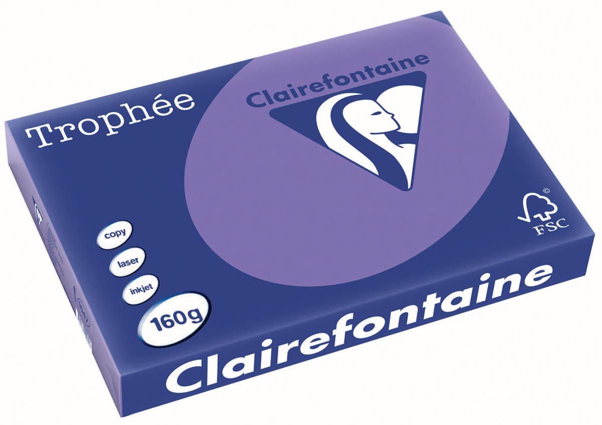 Clairefontaine Trophée Intens A3 violet 160 g 250 vel
