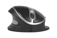 BakkerElkhuizen Oyster Vertical Wired Mouse - Black/Silver