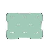 Bonamaison, Digitally Printed Mousepad, Non-Slip Bottom, for Office and Home, Dimensions: 22x18 cm