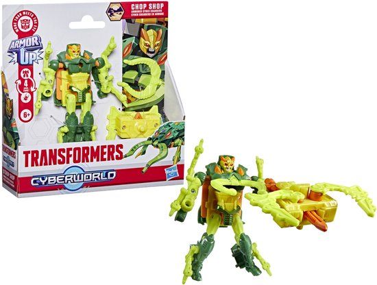 Hasbro Transformers Cyberworld Armored Cyber Changers Chop Shop