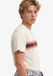 Superdry T-shirt Outdoor Stripe Logo Relaxed Homme M Ecru Marl