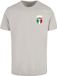 Mister Tee Azurro Italia Crest Heren Tshirt - Grijs - XL