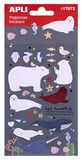 APLI 17872 Marine Animal Stickers 1 vel