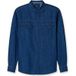 OLYMP Casual Regular Fit Overhemd blauw, Effen