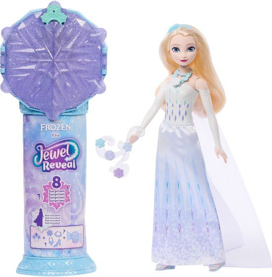 Mattel, Disney Frozen Jewel Reveal Elsa - Modepop