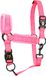 Holland Animal Care Excellent Horse Superior Essential Halster - XL (Full) - Reflecterend halster voor paard - Paardenhalster met fleece onderlegde neusriem - Geschikt voor paarden - Roze