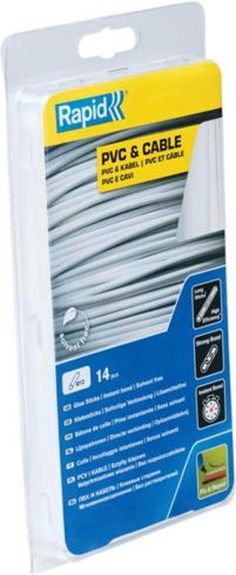 Rapid Lijm 250G - 12 mm 190mm PVC 40107363
