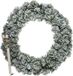 Couronne de Noël 60 cm - vert - enneigé