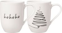 Villeroy & Boch Kaffeebecher XMAS Statement 280 ml Set van 2