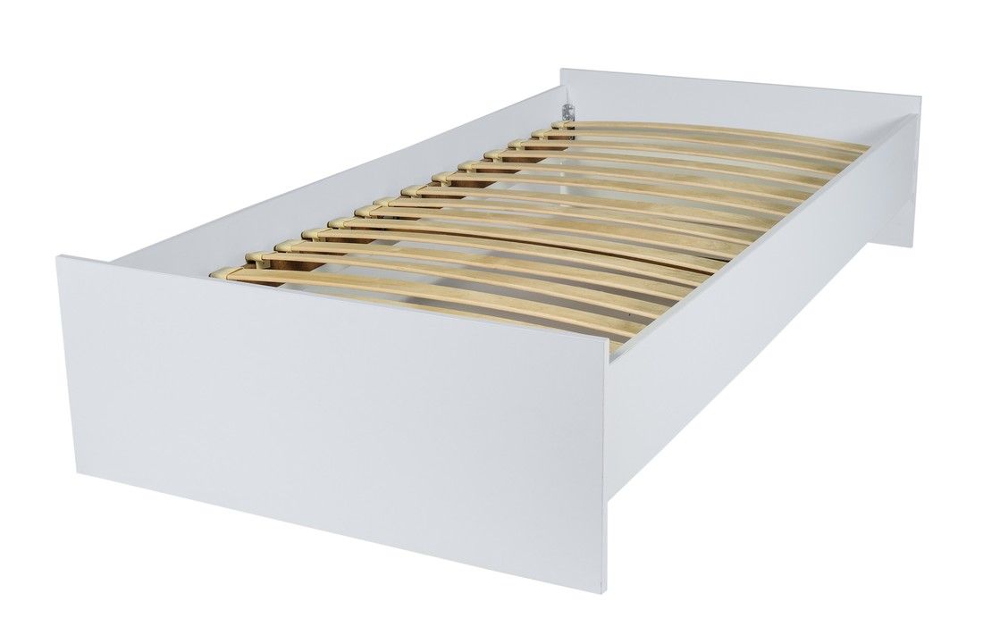 Viking Choice Tienerbed 190x90 cm - wit - met lattenbodem