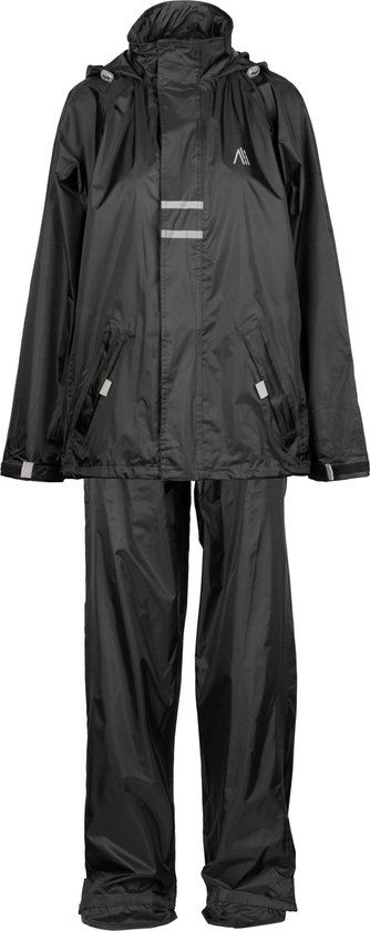 Ralka Regenpak Junior - Zwart - Maat 128