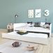 BLN Kids Bedbank Leonard BLN-kids White 90x200 incl. Onderbed