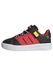 adidas unisex - barn Lightorama Court Children Shoes, core black/lucid red/Solar Lemon, 35 EU