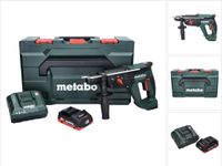 Metabo KH 18 LTX 24 accu combihamer 18 V 2.1 J SDS plus + 1x accu 4.0 Ah + lader + metaBOX