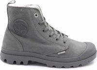 Palladium Pampa Hi Zip WL - Dames - Nubuck - Grijs - Maat 38