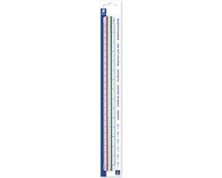 STAEDTLER Mars schaallat - verdeling 4 - 30 cm - Kunststof - Multi