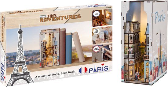Revell Tiny Adventures - Franse Stad - Parijs - Boekhoekje met LED Verlichting