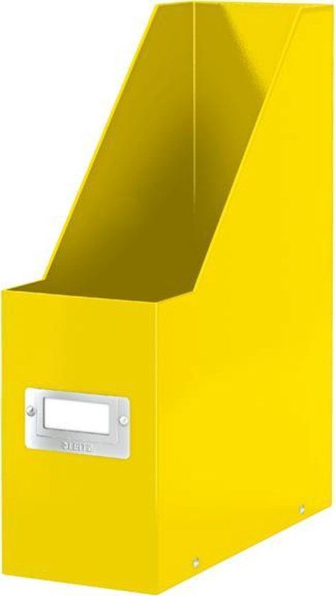 Leitz WOW Click & Store Tijdschriftenhouder - Geel - A4