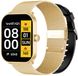 Smarty Smarty 2.0 Montre connectée avec bracelet en silicone et milanais | Or/Noir | SW070L