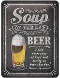 Nostalgic-Art Metalen Bord 15 x 20 cm Soup of the Day