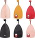 Bol Porte-clés de voiture en cuir PU - Accessoire de voiture mignon - Hommes et femmes - Jaune, rouge, rose multicolore