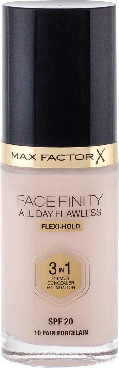 Max Factor Facefinity All Day Flawless 3 in 1 Foundation - 10 Fair Porcelain 30 ml