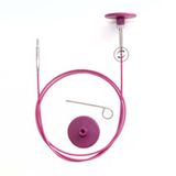 KnitPro 10643 Touw voor naaldpunten 35 cm 60 cm lila 360