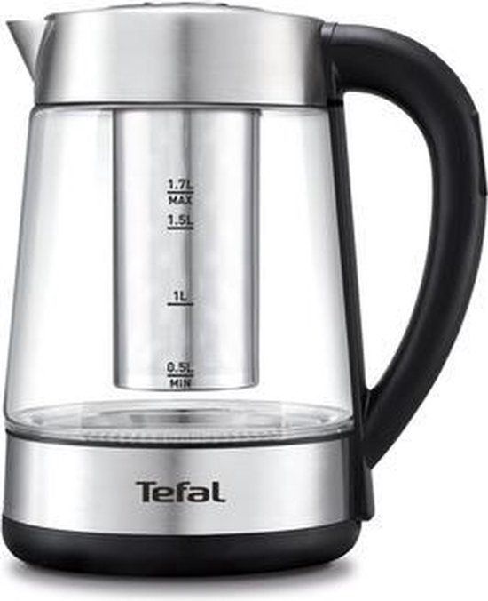 Tefal BJ750D10 waterkoker 1,7 l Zwart, Transparant