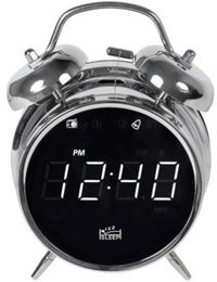 Silva Schneider URW 240 Wekkerradio FM, USB Wekfunctie Chroom-zwart