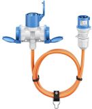Goobay Camping stroomkabel met 2 extra stopcontacten | CEE 3-pins 230V/16A | 3x 2,50mm | IP44 | 10 meter