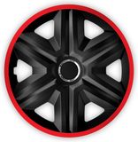 Wieldoppen FAST LUX Wieldoppen caps rood 14 inch set van 4