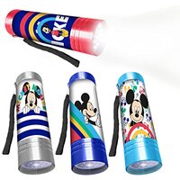 CIAL LAMA Mickey Mouse zaklamp van staal - 4 stuks
