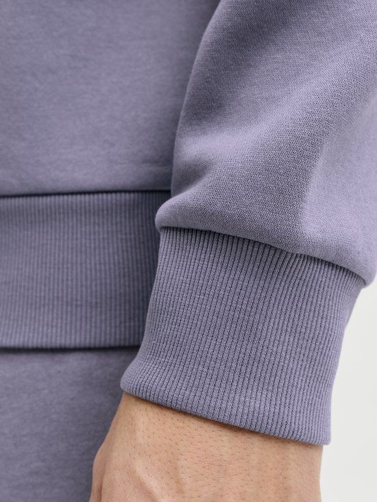 JJ REBEL JACK&JONES JREBREBEL LOGO SWEAT HOOD NOOS Jongens Trui L Folkstone Gray