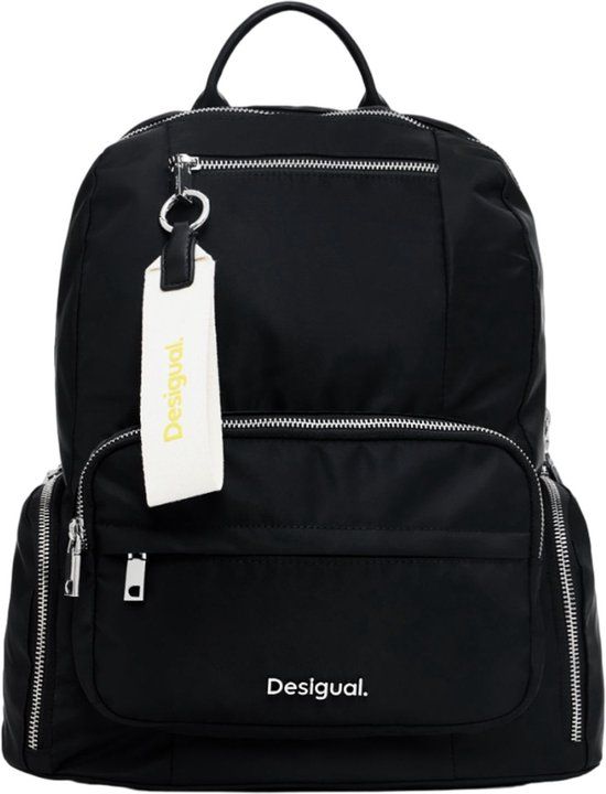Desigual Chester Maxi Backpack - Black - Women's - 8 inch Laptop Compartment