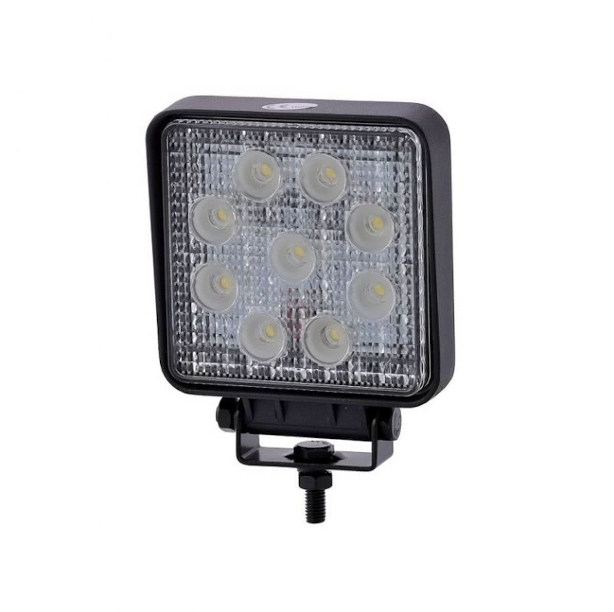 ABC-LED LED SPOT - 9 x 3 watt - front light - Koud Wit - OFF-ROAD - Square