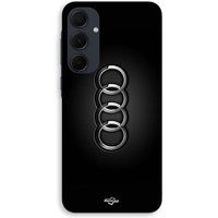 Audi Coque Pour Samsung galaxy A35 Logo de voiture front noir Maniacase